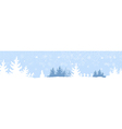 cute kids playing winter games banner vector image
