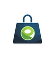 shopping bag icon vector image