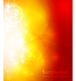 bright orange christmas background vector image