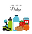 healthy lifestyle vector image