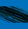abstract black line circuit cyber geometric slash vector image vector image