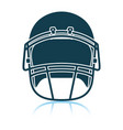 American Football Helmet Emblem Royalty Free Vector Image