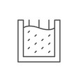 construction formwork line outline icon vector image