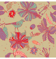 flower seamless pattern vector image