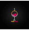 food and drink design background vector image