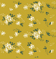naive simple floral seamless pattern vector image