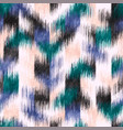 noisy stylized grungy ikat geo worn rug seamless vector image
