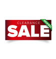 clearance sale patch banner vector image