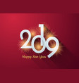 happy new year 2019 poster vector image vector image