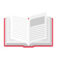 open book icon information and learning symbol vector image vector image