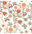 floral seamless pattern vector image