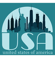 usa background vector image vector image
