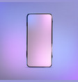 3d realistic colorful smartphone mockup template vector image