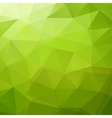 abstract green triangle background vector image vector image