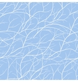 seamless pattern with branch silhouettes vector image vector image
