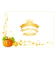 autumn thanksgiving background with text vector image