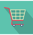shopping cart vector image