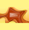 colorful liquid and geometric background vector image vector image