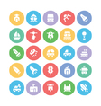 transport bold icons 5 vector image