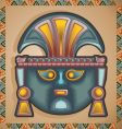 inca mask vector image