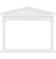 ancient temple vector image
