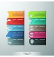 modern infographics options banner vector image