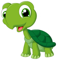 Cute tortoise cartoon Royalty Free Vector Image