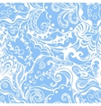seamless abstract hand-drawn floral pattern vector image vector image