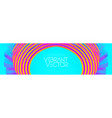geometric colorful background futuristic digital vector image vector image