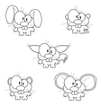 cartoon animals vector image
