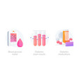 diabetes concept metaphors vector image vector image