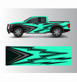 abstract racing graphic background for offroad vector image vector image