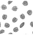 palm leaf summer plant green seamless vector image