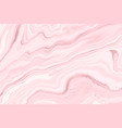 abstract dusty pink liquid marble background vector image vector image