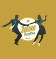 swing party time-03 vector image vector image