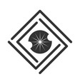 eye logo design template icon brand identity vector image