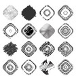 rounded rectangle set vector image