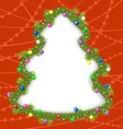 fir frame vector image vector image
