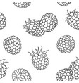 beautiful seamless pattern cartoon black vector image vector image