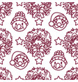 christmas seamless pattern vector image