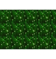 green matrix digital binary code on dark vector image