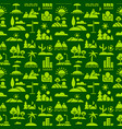 landscapes seamless pattern vector image vector image