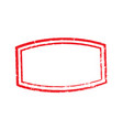 rectangle oval stamp 7 vector image vector image