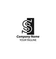 capital letter is inserted into paper vector image vector image
