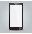 black business mobile phone style isolated vector image vector image