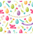 easter seamless pattern vector image