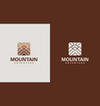 mountain travel emblems camping outdoor adventure vector image
