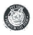 head cat sketch vector image vector image