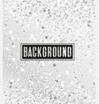 silver glitter light vector image