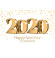 text design 2020 vector image